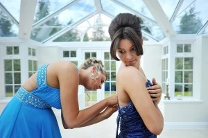 Students Participate In Their School's Final Year Prom Dance