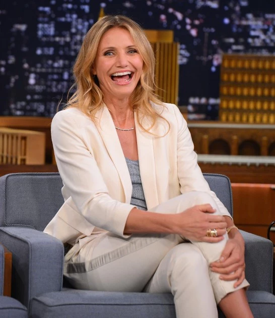 Cameron Diaz Visits "The Tonight Show Starring Jimmy Fallon"