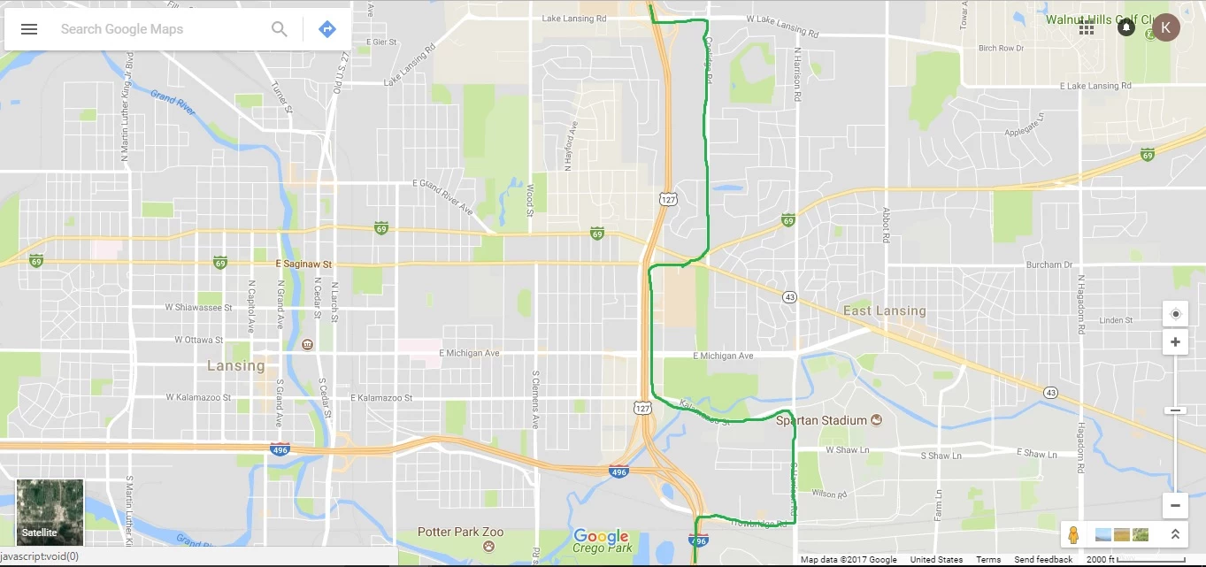 Screenshot, Courtesy of Google Maps